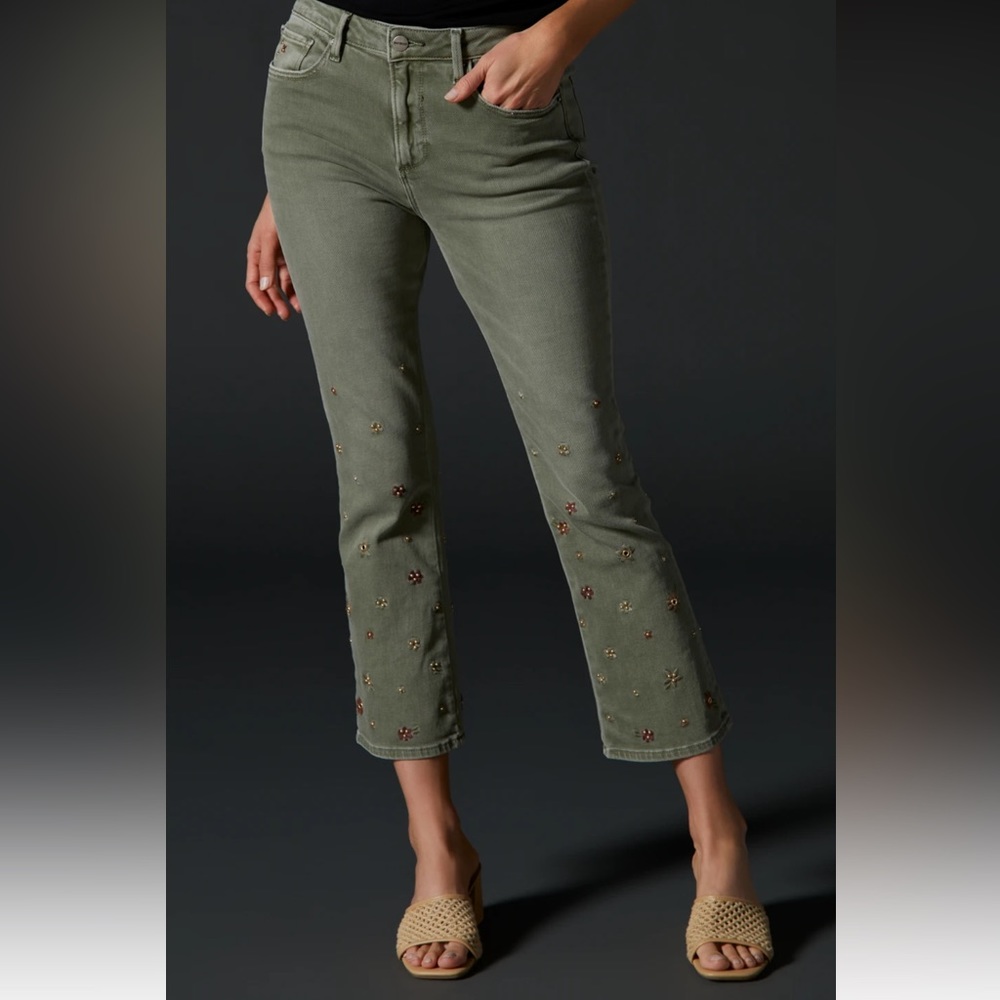 Driftwood Roxy cropped bootcut in Tweedle Dum